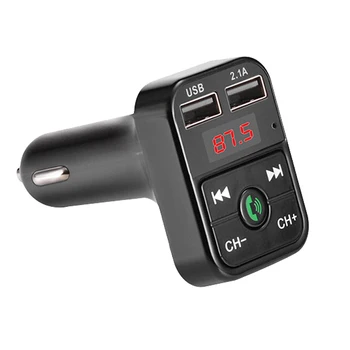 FM Raidītājs Bezvadu Bluetooth saderīgu Brīvroku MP3 Audio Mūzikas Atskaņotājs Dual USB Radio Modulators, Auto Komplekts 2.1 Lādētāju