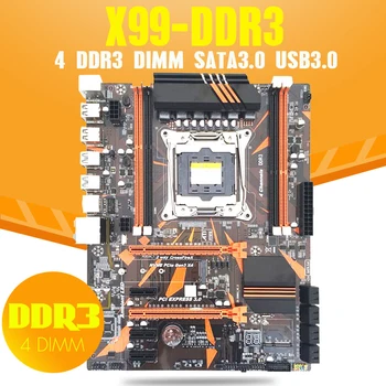 Atermiter X99 LGA2011-V3 Profesionālās 4 Kanālu DDR3 Darbvirsmas Datoru Mātesplates Moduli LGA2011-3 Atbalsta DDR3 RAM