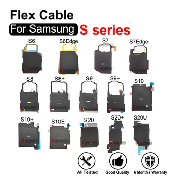 Samsung Galaxy S20 S10 S8 S9 Plus Ultra S10e S6 S7 Malas S10+ S20 FE Bezvadu Lādēšanas Indukcijas Spoles NFC Modulis Flex Kabelis