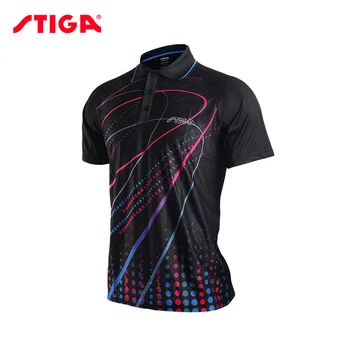 Stiga Galda tenisa apģērbu vīriešiem un sievietēm, apģērbu T-krekls īsām piedurknēm krekls ping pong Jersey Sporta Svīteri