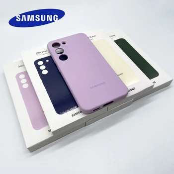 Samsung Galaxy S23 Plus 5G Gadījumā, Šķidro Silikonu Gadījumā Silky Soft-Touch Pilns Atpakaļ seguma Galaxy S23PLus Telefonu Gadījumā