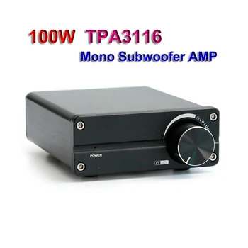 100W Mono TPA3116 Spdif Digitālais Kanāls Pastiprinātājs Mājas Kinozāles D Klases TPA3116D2 High Power Bass Auto Amp