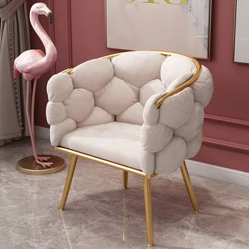 Ziemeļvalstu Vienu Dīvāns dzīvojamā istabā Gaismu luksusa atpūtas krēsls ins creative nagu veikals gaida Krēsls guļamistabas Mīkstās mērci krēsli