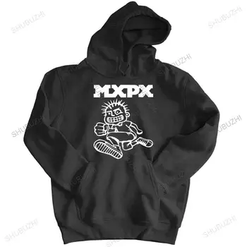 cilvēks modes hoody rāvējslēdzēju gadījuma Jaunu Mxpx Pankroka Logo Vīriešu Melni pelēkā vārna Retro pulovers unisex krekls rudens jaka
