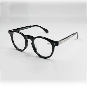 Ovālas Augstas Kvalitātes Jaunu Acetāts Brilles Rāmis Vīriešu Modes Tuvredzība, Optiskās Brilles Sieviešu Roku darbs Zīmolu Brilles Rāmis TVR530