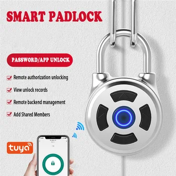 Tuya Smart Aizsardzība Ar Paroli Bluetooth Smart Durvju Piekaramo Atslēgu, Digitālā Elektroniskā Slēdzene Keyless Uzlādējams Drošības Aizsardzība