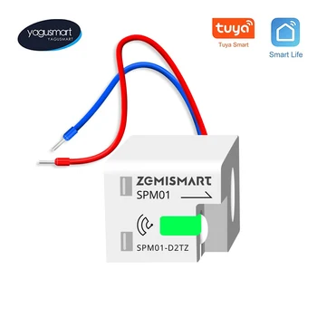 Yagusmart Tuya Zigbee WiFi Smart Energy Meter ar Uzraudzības Signalizāciju Smart Home Strāvas Sensors Mājas Palīgs SmartLife App Kontroles