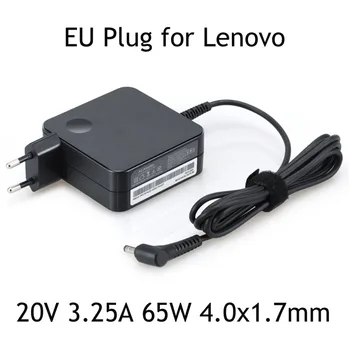 ES MUMS 20V 3.25 A 65W 4.0*1.7 mm AC Portatīvo datoru Adapteri Lenovo B50-10 IdeaPad 120s-14 100-14 100-15 Jogas 510-14 710-13 Gaiss 12 13 15