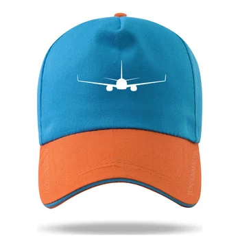 Jaunas Boeing 737-800 Plaknes Drukas Krāsu saskaņošanas Beisbola cepure Casquette Cepures Aprīkots Gadījuma Hip Hop Tētis Cepures Vīriešiem Sievietēm Unisex