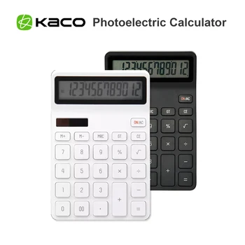 Sākotnējā Kaco LEMO Desktop Kalkulators Fotoelektrisks Dual Drive 12 Skaitu, Displejs Automātiski izslēdzas Kalkulators Birojs