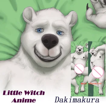 Dakimakura Anime vīriešu dizaina GEJU suņa Double-sided Print Dzīves izmēra Ķermeņa Spilvena Segums