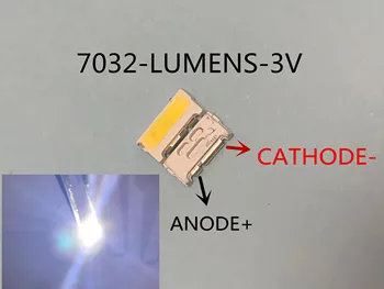 2000pcs sānu gaismas caurule 7032 lampas LM Liu Ming apkopes LED 1W LCD apgaismojums 3 V balta gaisma A150GKCBBUP5A
