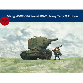Meng WWT-004 Padomju KV-2 Smagais Tanks Q Izdevums Gudrs Plastmasas Montāžas Modeļa Komplekts