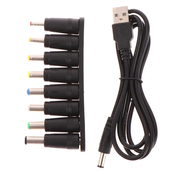 Universālā 5V USB DC Strāvas Kabeli USB Pieslēgvieta Uzlādes Vadu spraudņu Adapteri Maršrutētāju Mini Ventilators Skaļruni Fotokameras