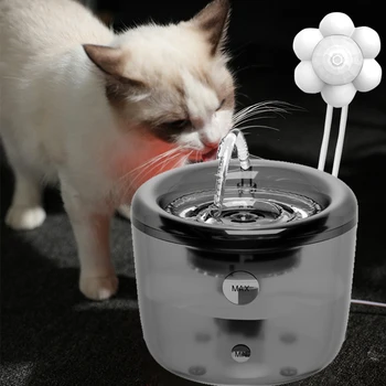 Kaķis Ūdens Strūklaka Filtrs Automātiska Sensora Dzērājs Kaķiem Pakārtotā Pet Ūdens Padeves Auto Dzeramā Strūklakas Kaķiem Piederumi