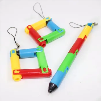 Saliekams Lodīšu Pildspalvu Lieces Deformācijas Pildspalvu Korejas Radošo Pamatskolas Kancelejas Jaunums Cute Bērnu Dāvanu