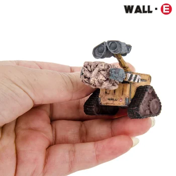 Mini Wall-E Robots Wall E Attēls Rotaļlietas Lelle Dāvanu 4.5 cm