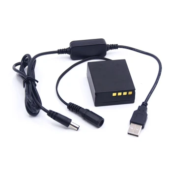 Power Bank 5V USB Kabeļa Adapteris + PS-BLH1 BLH-1 Lelli, Akumulatoru Olympus EM1 MARK II EM1-2 EM1 Zīme 2 Kameras