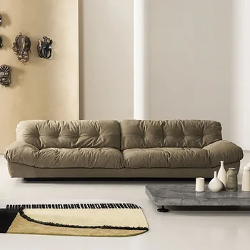 Itālijas minimālisma matēta tehnoloģijas audumu, dzīvojamā istaba, maza vienība, slinks stils mākonis dīvāns